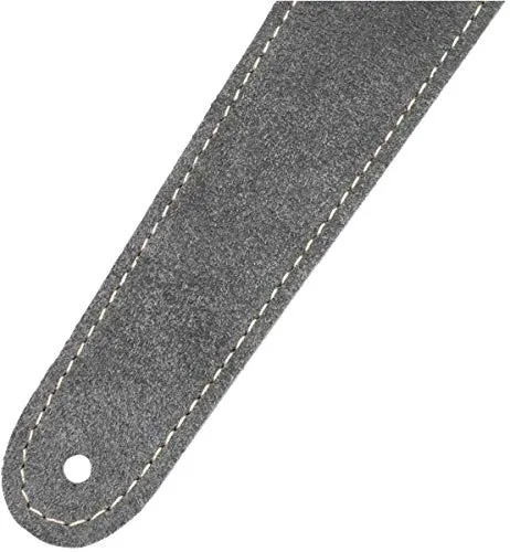 Fender Reversible Suede tracolla chitarra 5cm grigio pelle