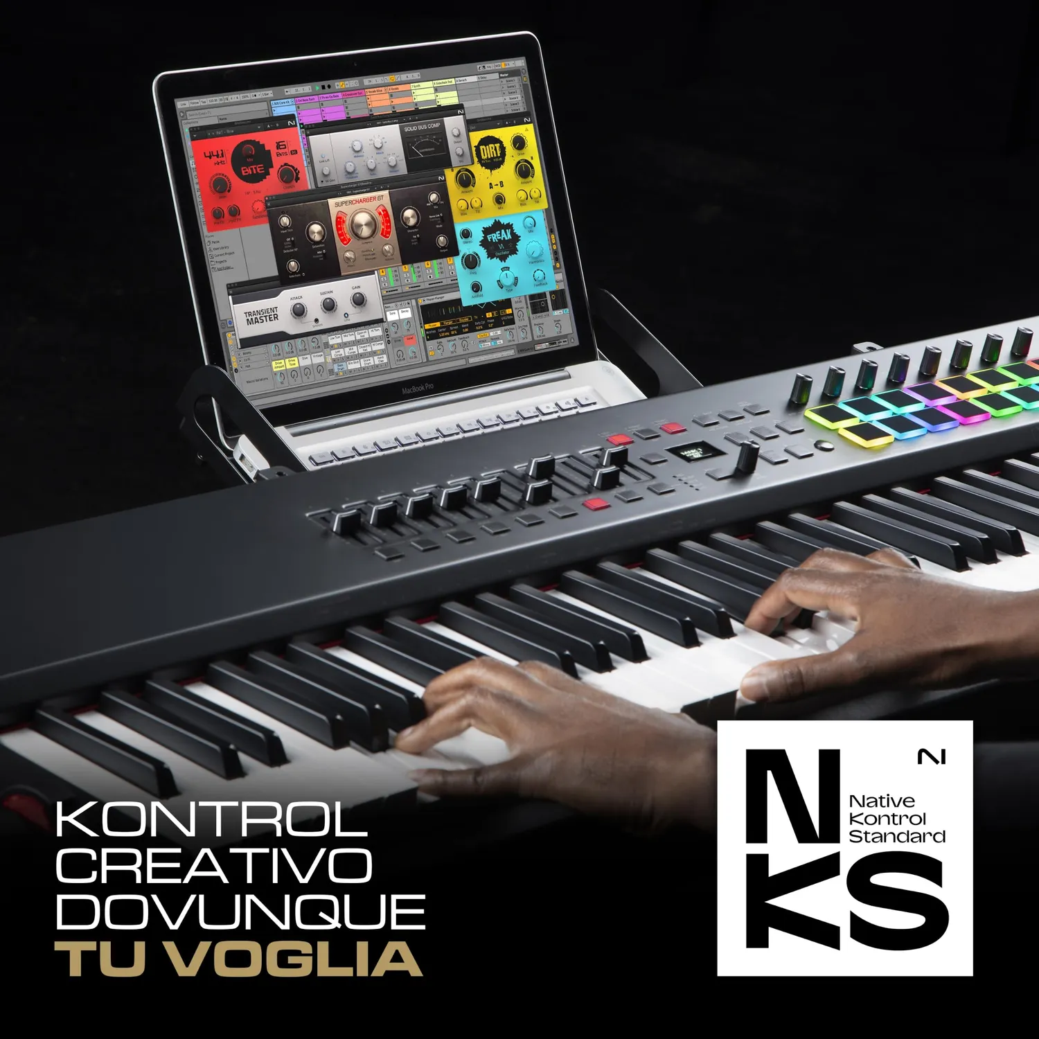 M-Audio Hammer 88 Pro controller MIDI 88 tasti pesati NKS