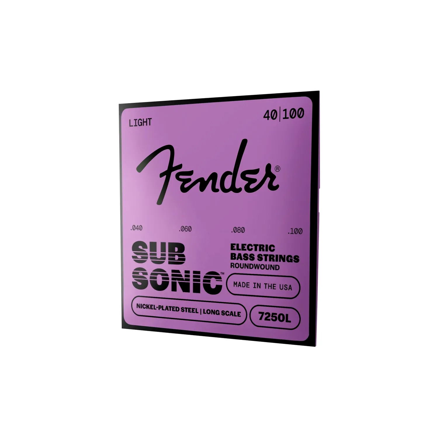 Fender 7250L corde basso 040-100 nichel leggere
