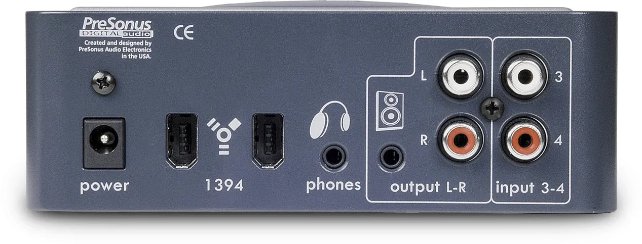 PreSonus Inspire 1394 scheda audio FireWire 4 ingressi