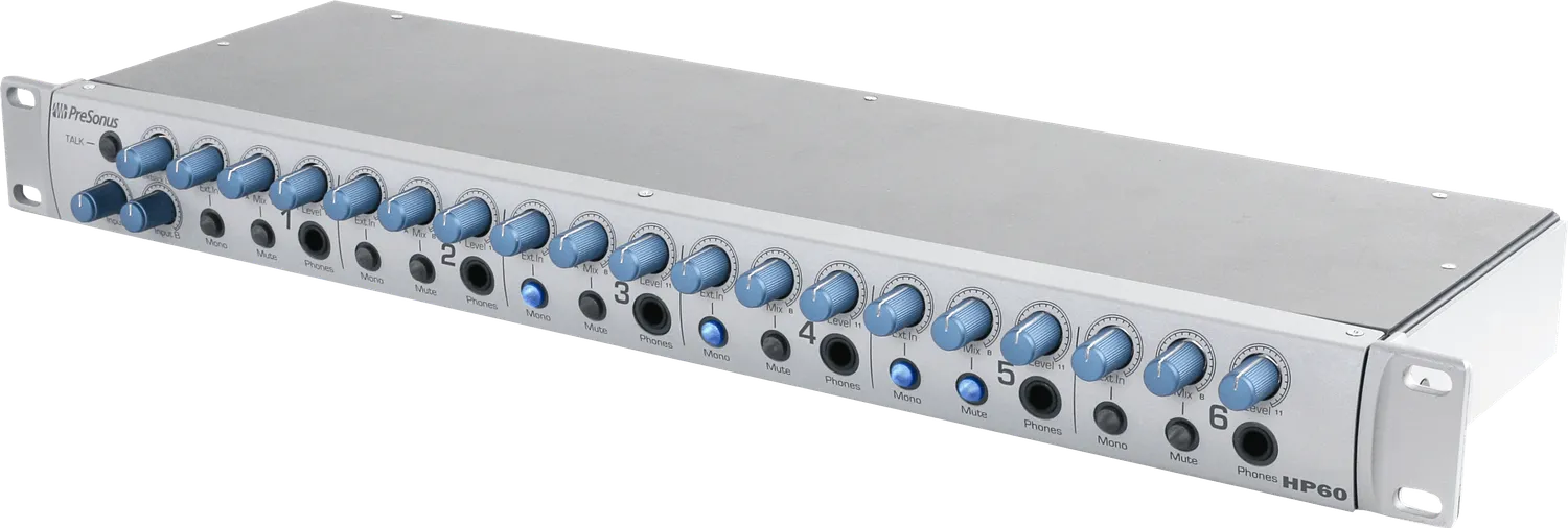 PreSonus HP60 mixer cuffie 6 canali con talkback