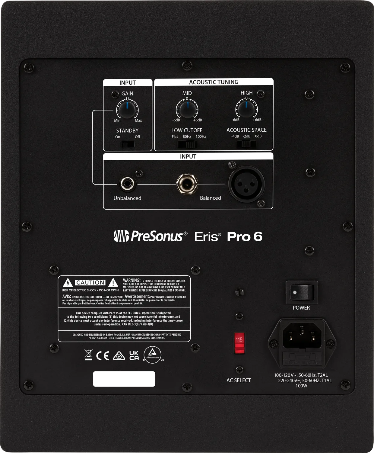PreSonus Eris Pro 6 monitor studio coassiale singolo