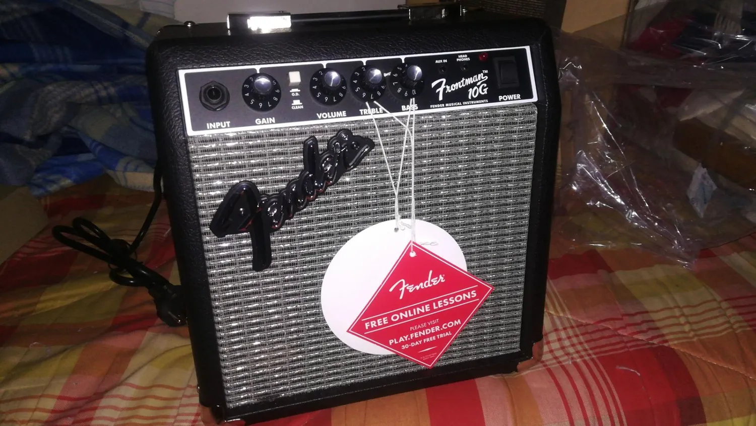 Fender Frontman 10G ampli chitarra 10W con cuffie nero